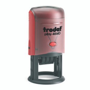 Trodat Printy dater 46140 Round Self-inking Rubber Stamp