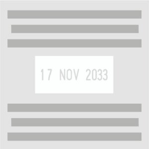 Alternative view of Trodat Printy Dater 4724 Self-inking Rubber Stamp